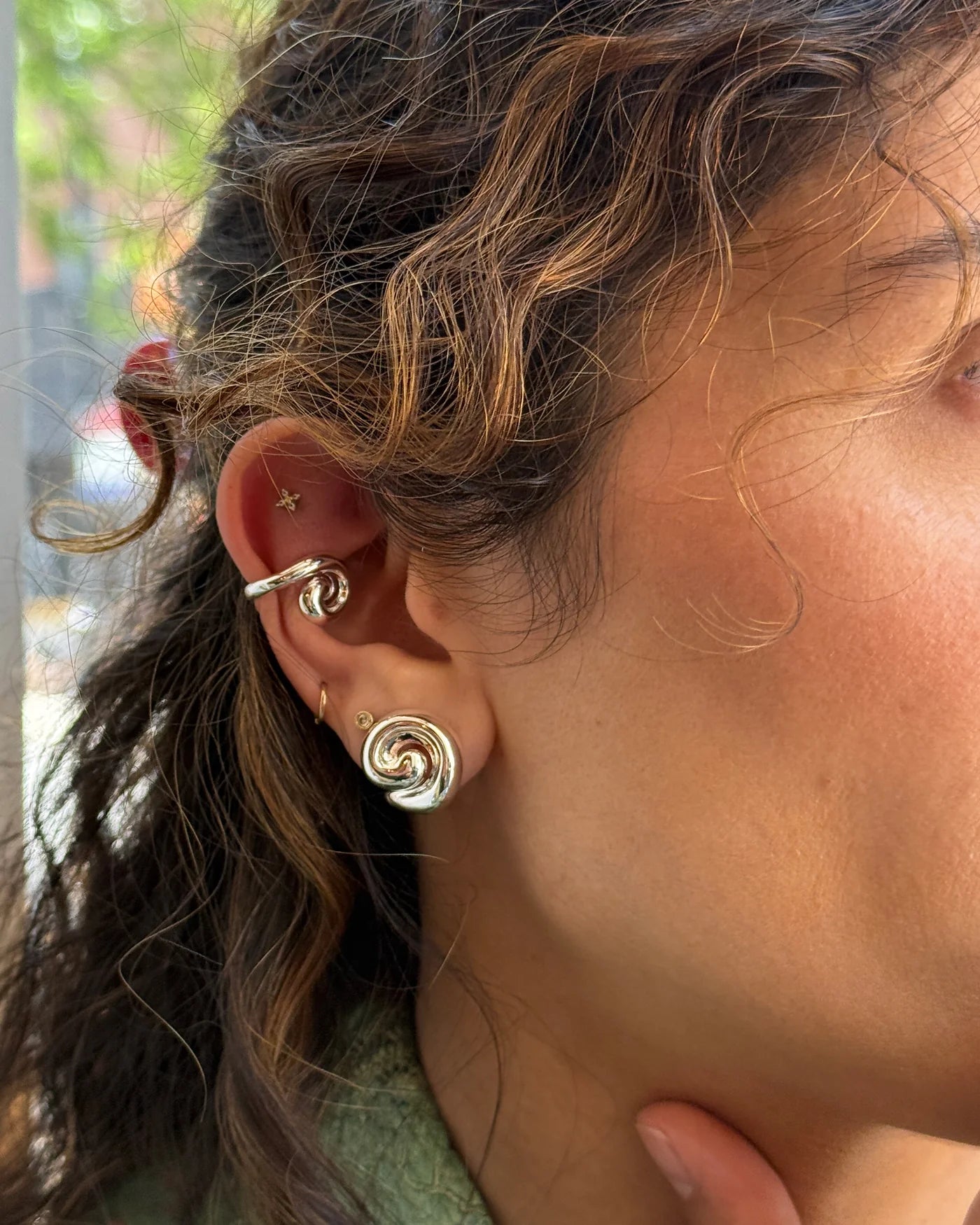 Small Gio Earrings - Silver