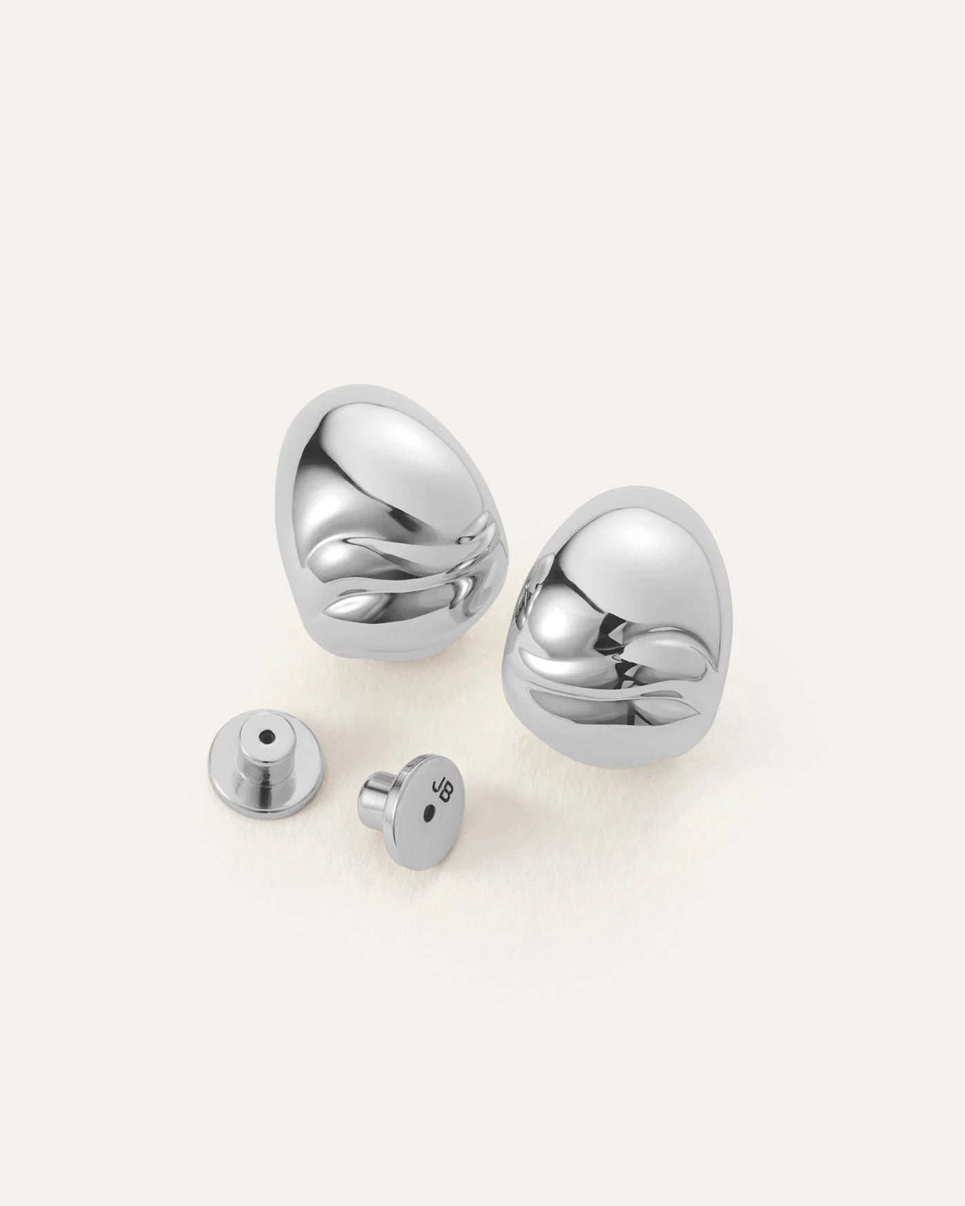 Nelle Hoop Earring - Silver