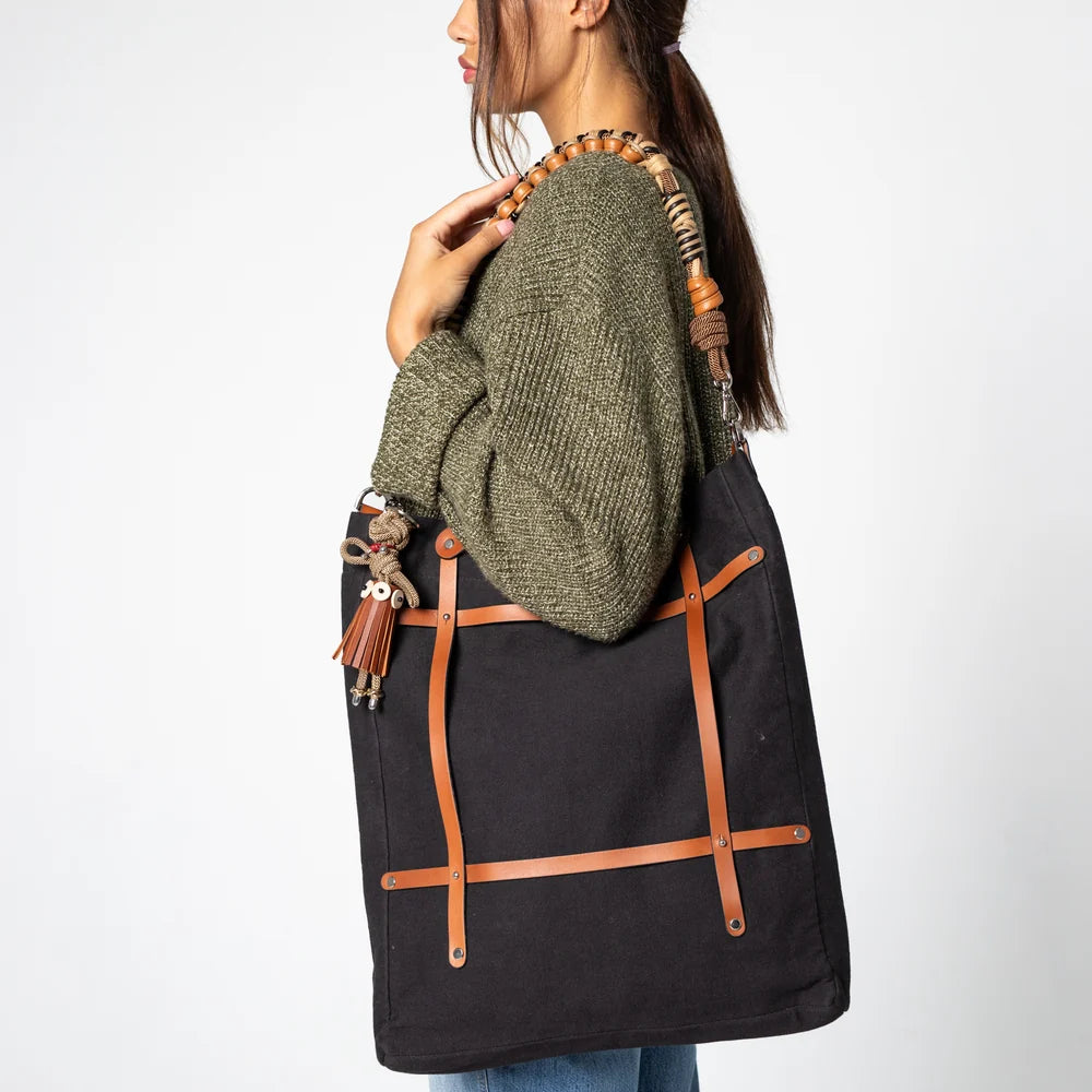 Alice Bag Strap - Beige Mix