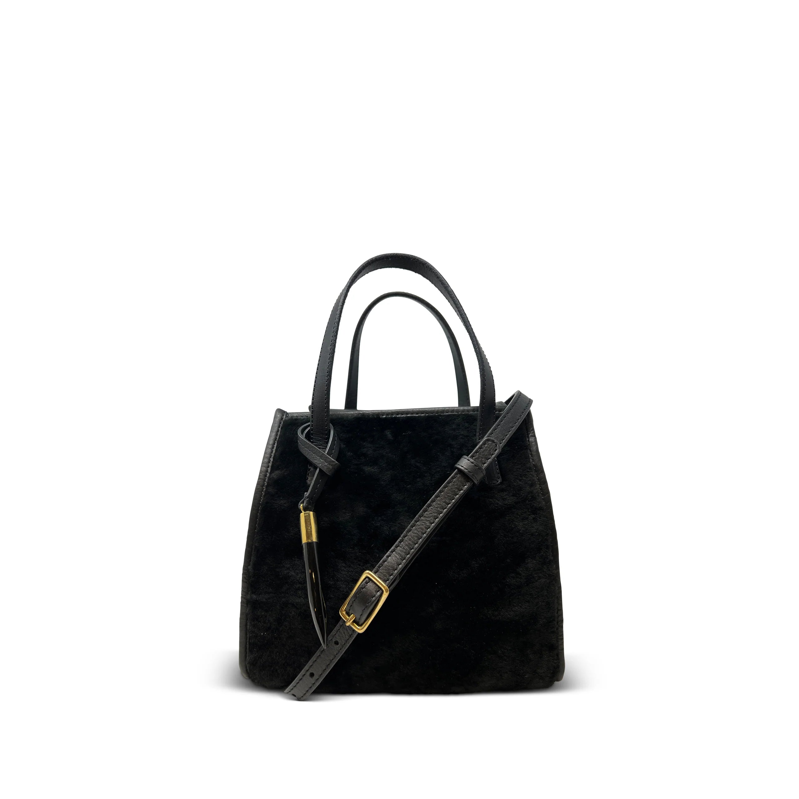 Ballabriggs Tote - Black Quilted Stud