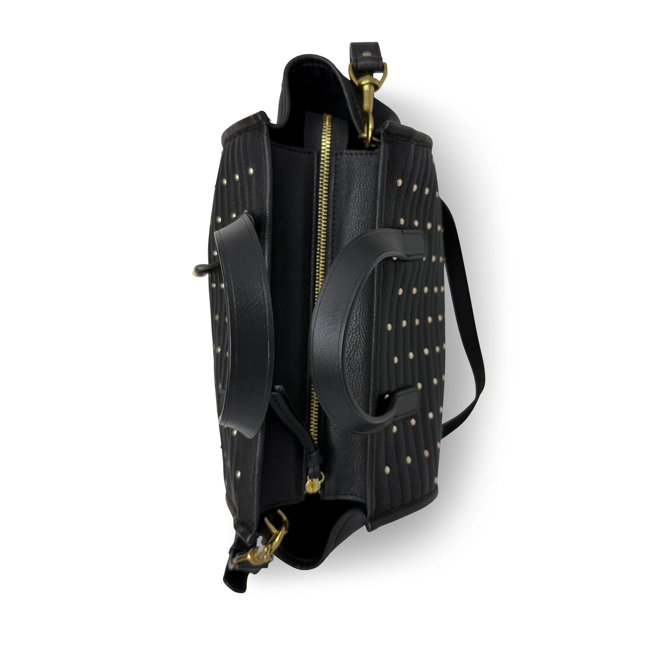 Ballabriggs Tote - Black Quilted Stud