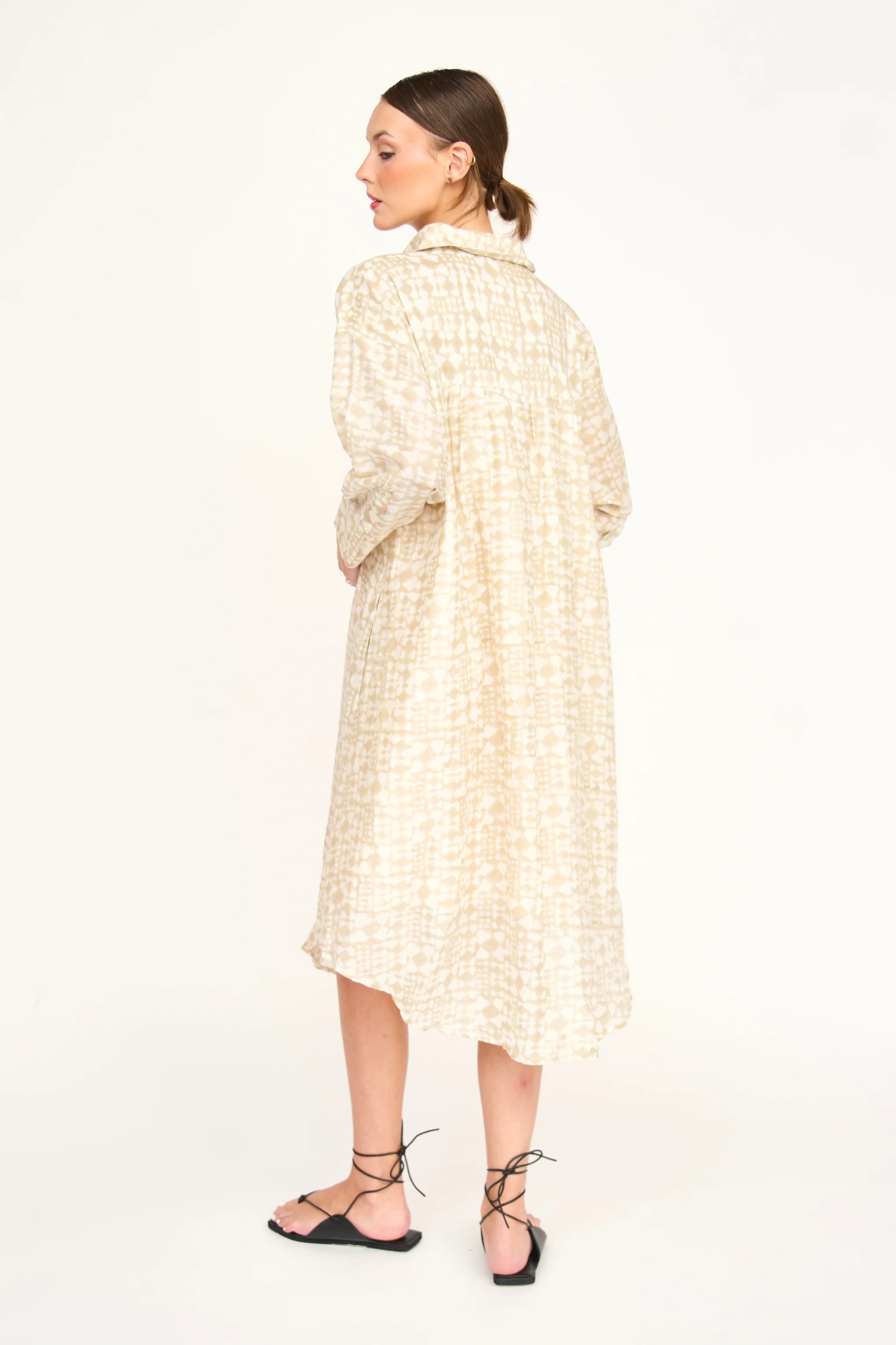 Kyoto House Dress in Sandcastle