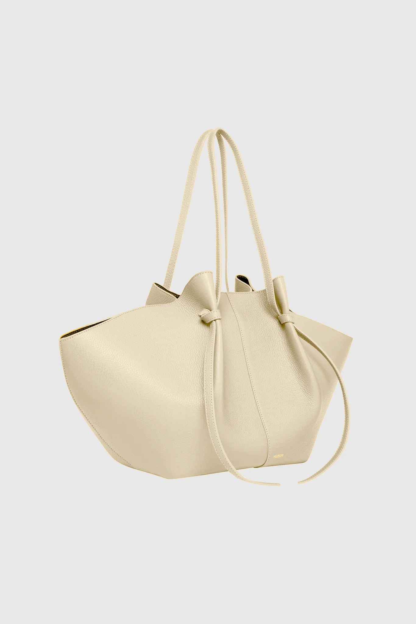 Large Mochi - Angora Pebble Leather