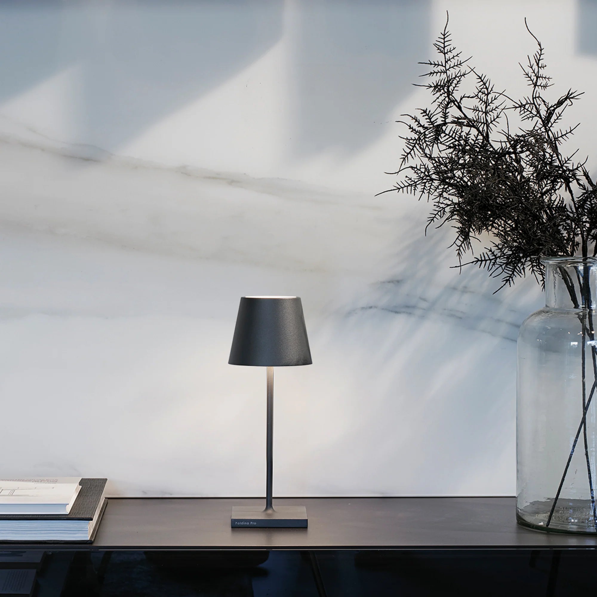 Poldina Pro Mini Cordless Lamp - Dark Grey