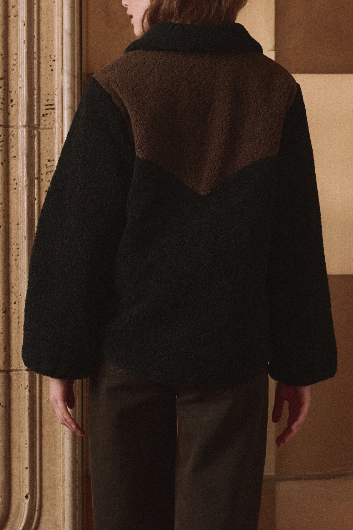The Reversible Western Yoke Pasture Jacket - Black & Brown