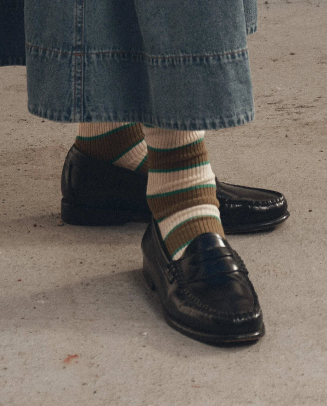 The Colligate Sock - Green