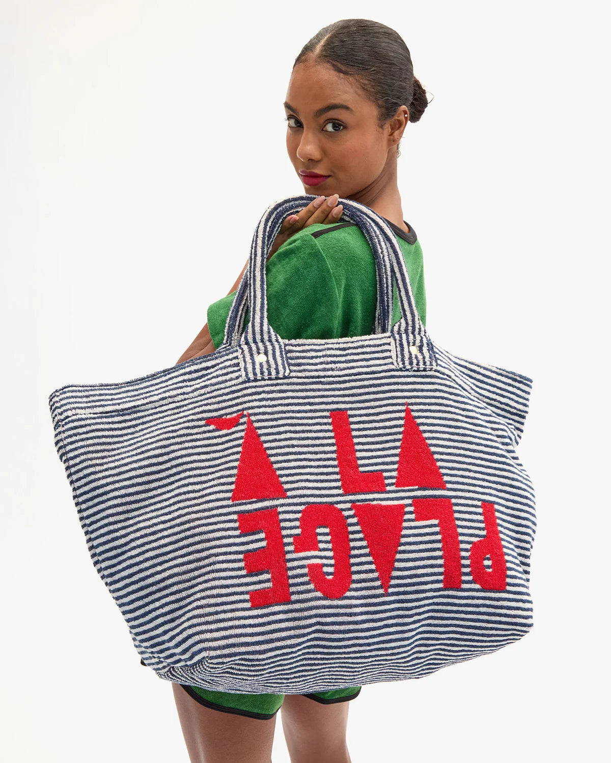 La Cote Tote - Terry Stripe A La Plage