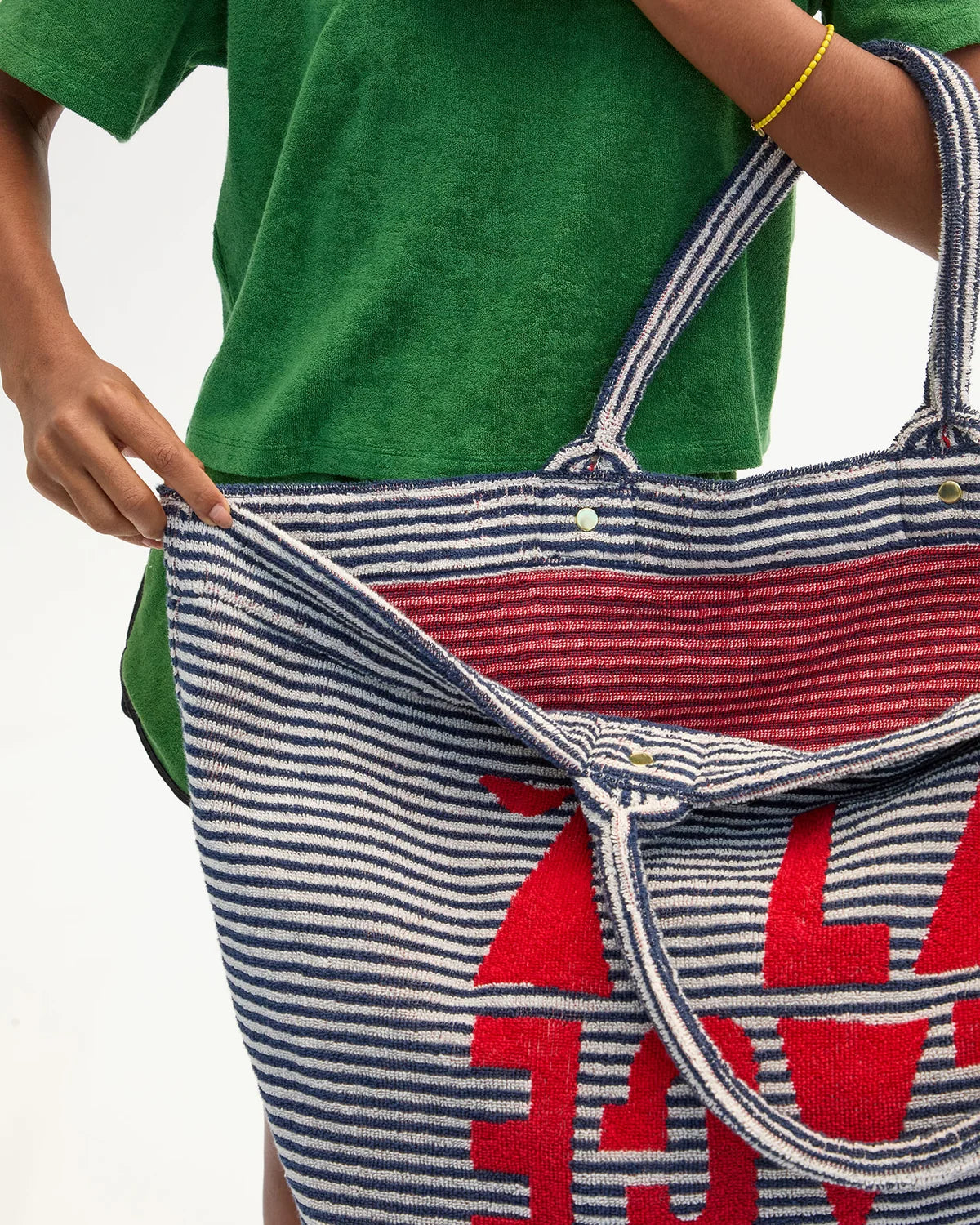 La Cote Tote - Terry Stripe A La Plage