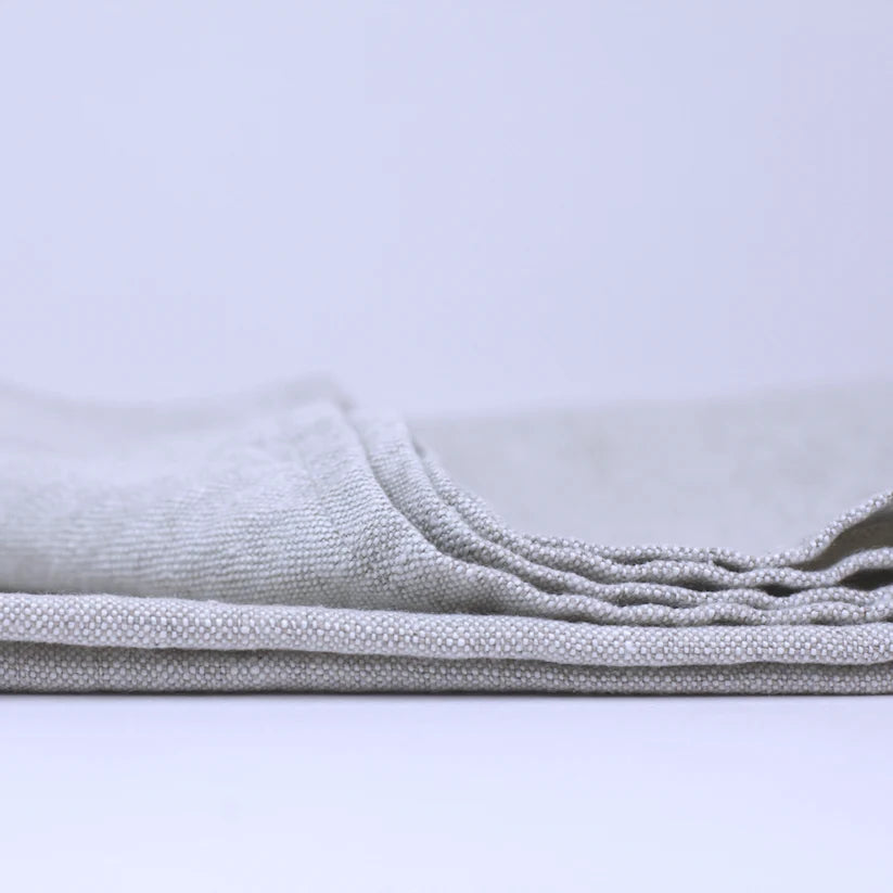 Stonewashed Linen Hand Towel – Light Natural