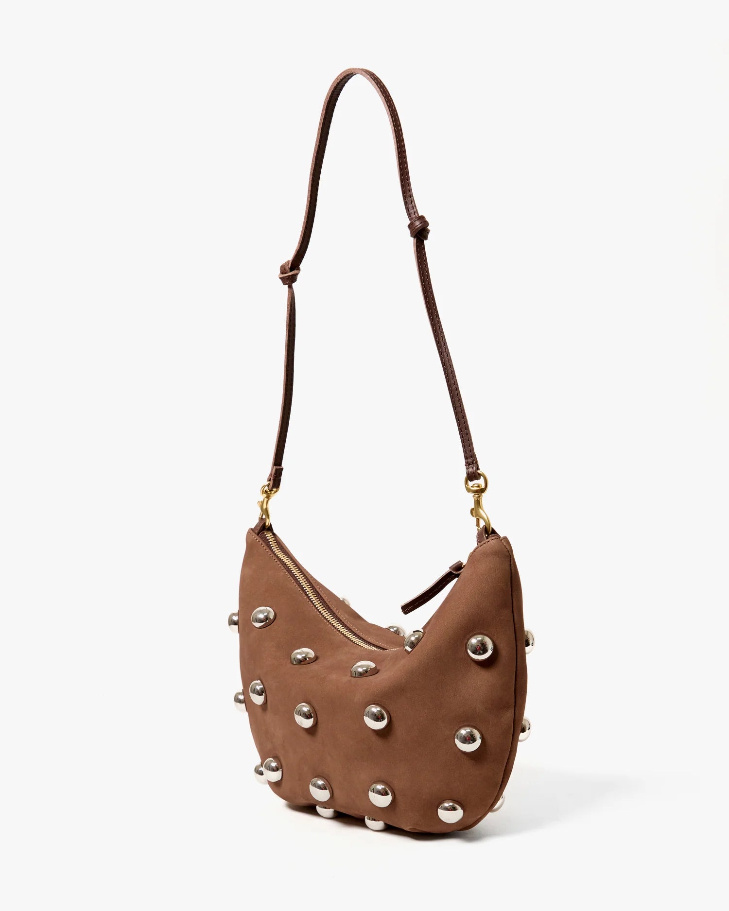 Lune Handbag - Choco Bar w/Studs