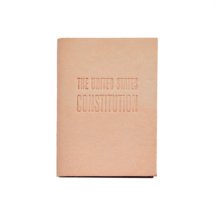 Mini Leather Constitution - Natural