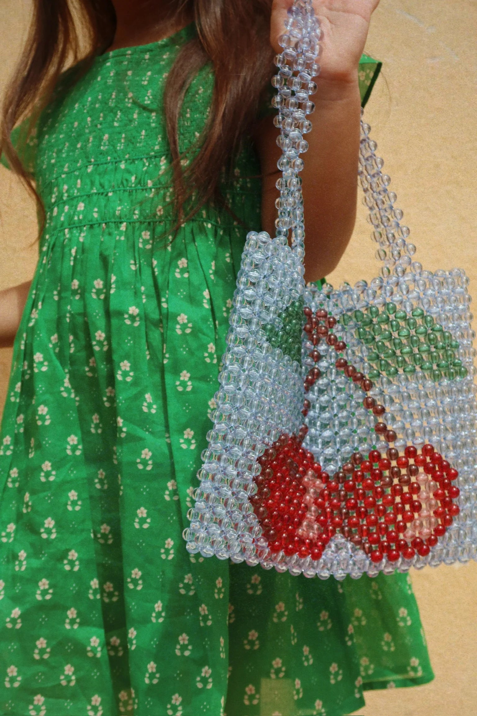 Cherry Perla Bag - Cream
