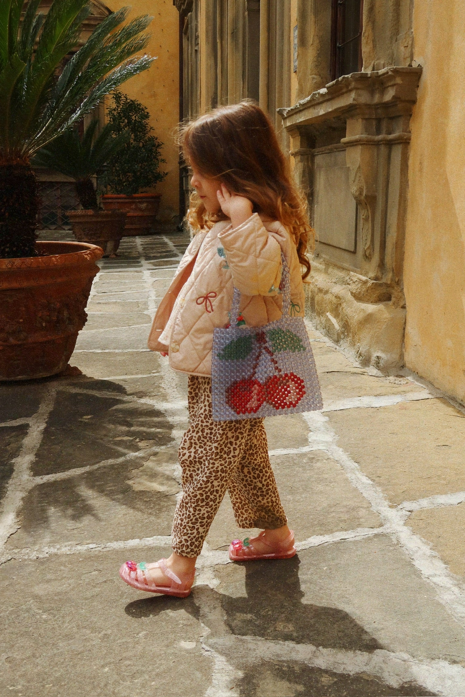 Cherry Perla Bag - Cream
