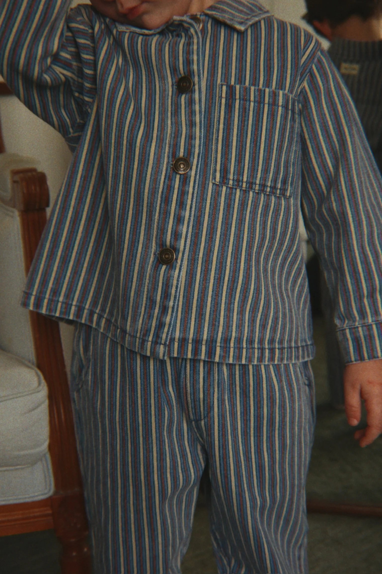 Magot Pants - Tricolore Bleu