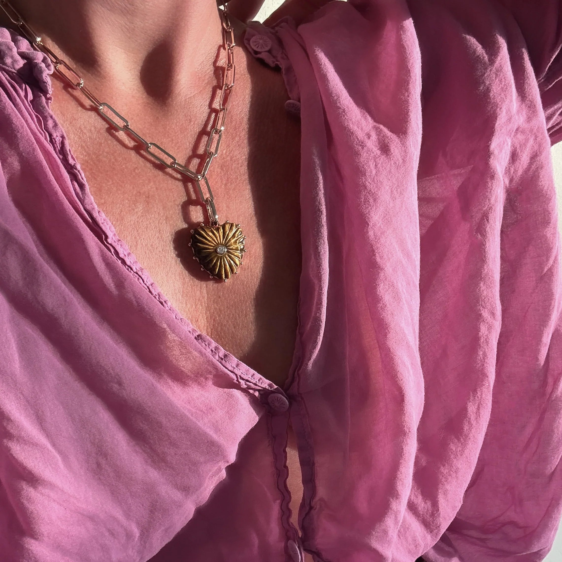 Malene Clip Charm - Tigers Eye