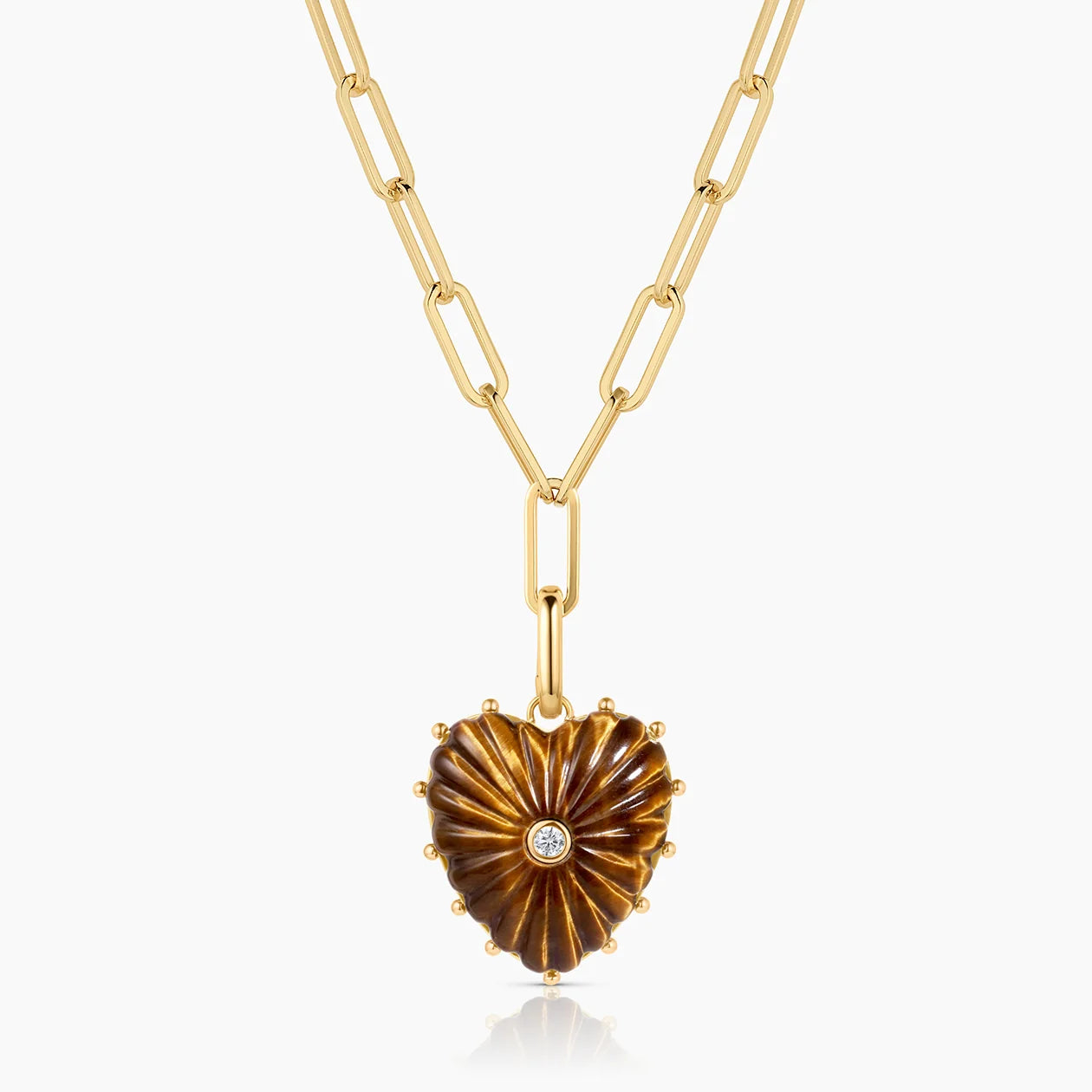 Malene Clip Charm - Tigers Eye