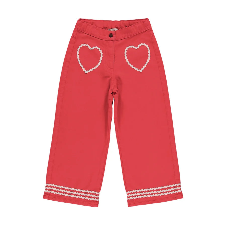 Maya Pants - Denim Zigzag