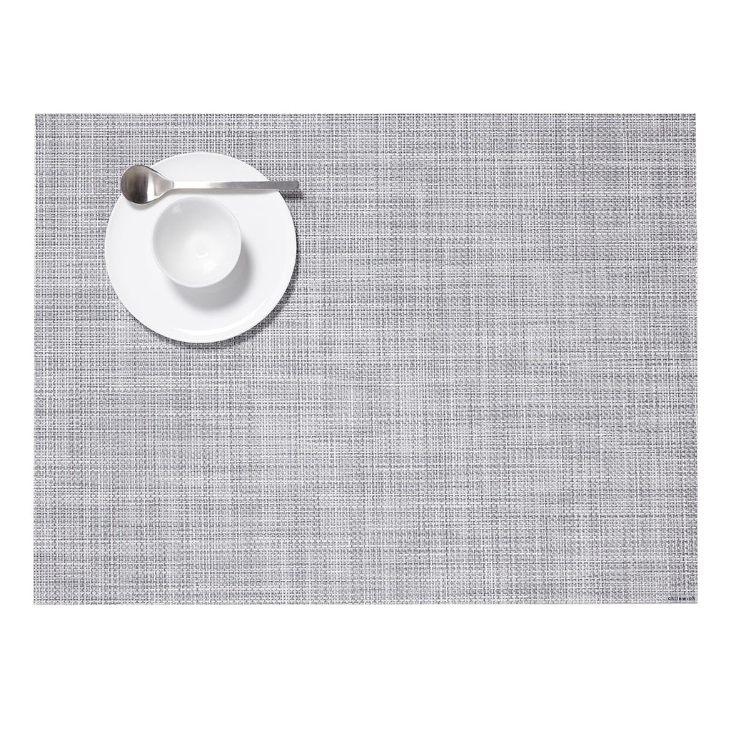 Mini Basketweave Placemat - Mist