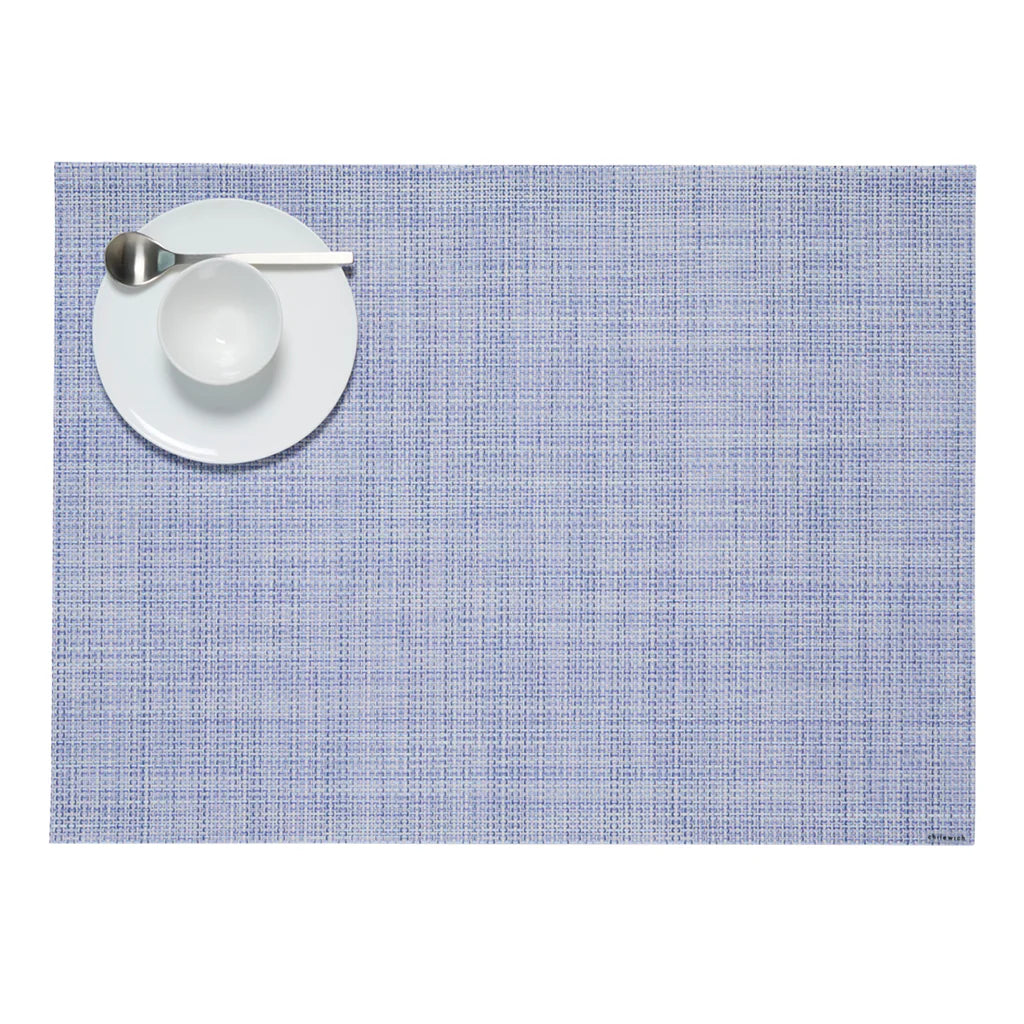 Mini Basketweave Placemat - Periwinkle