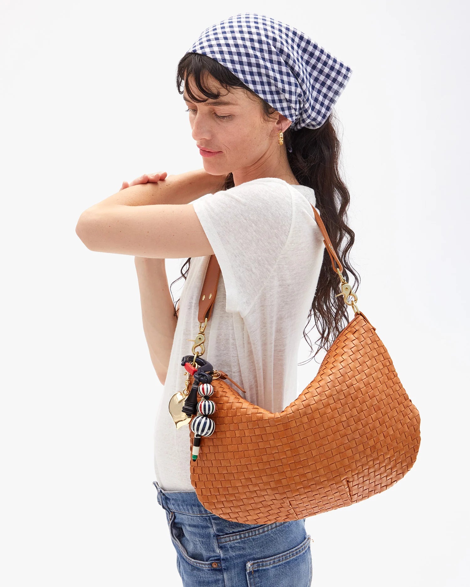 Beaded Stripe Fob - Multi Color