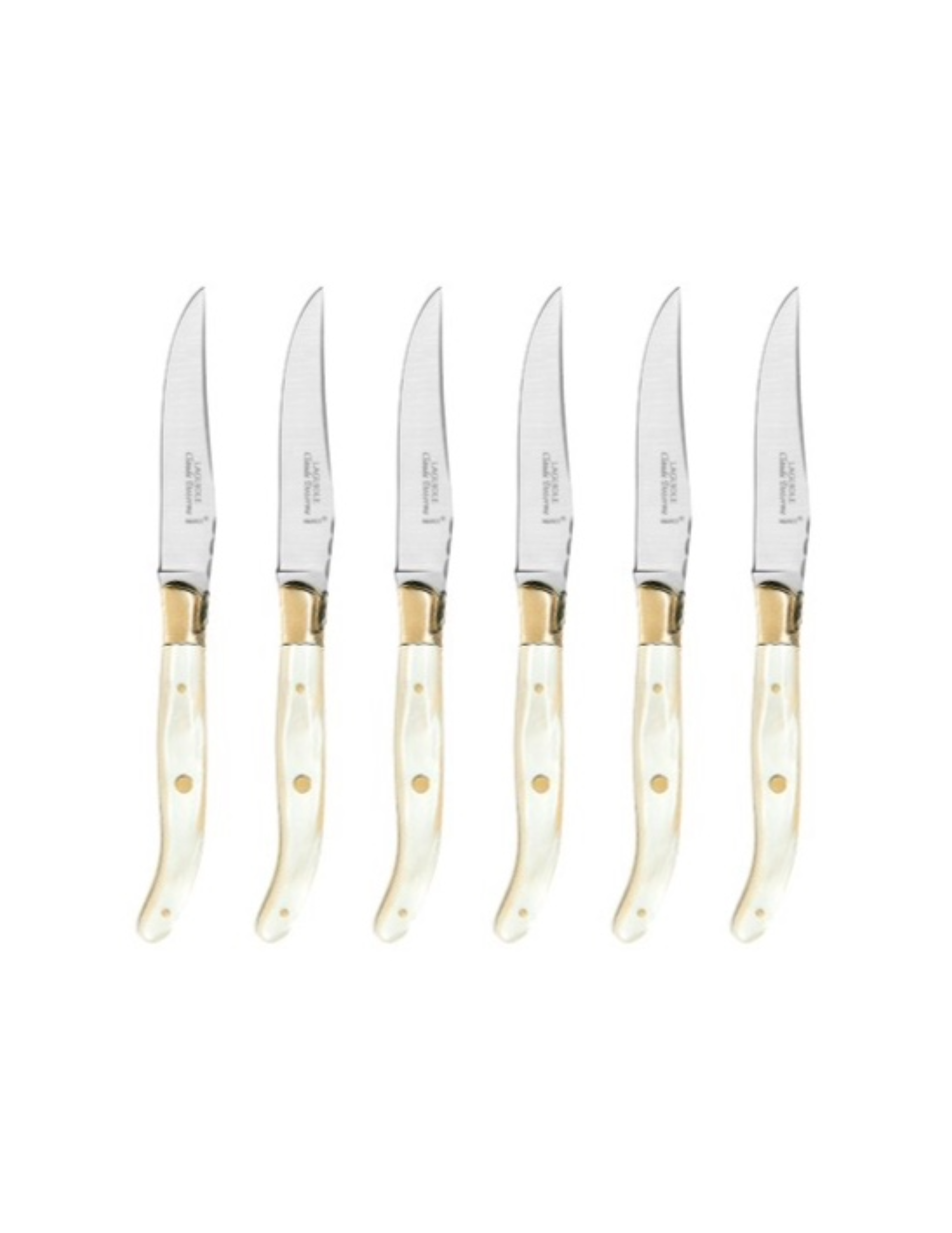 Laguiole Steak Knives Box of 6 - Natural