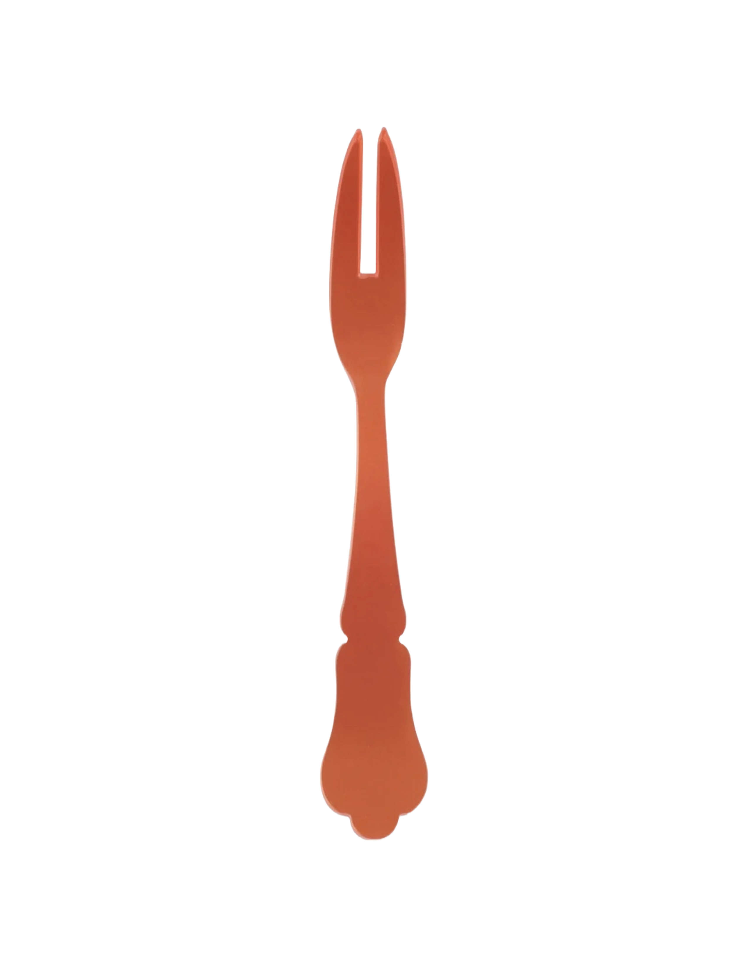Honorine Cocktail Fork - Orange