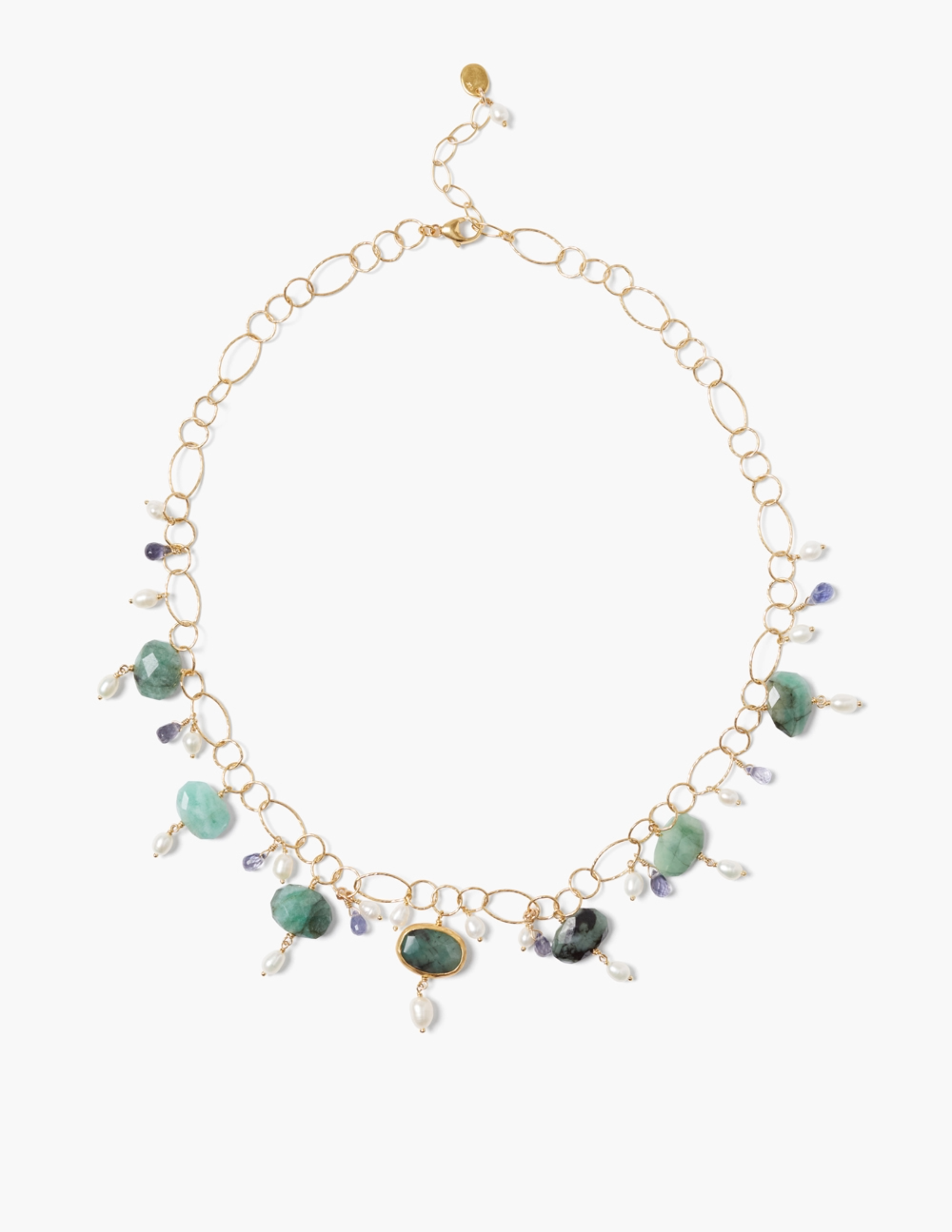 Lisbon Emerald Mix Necklace