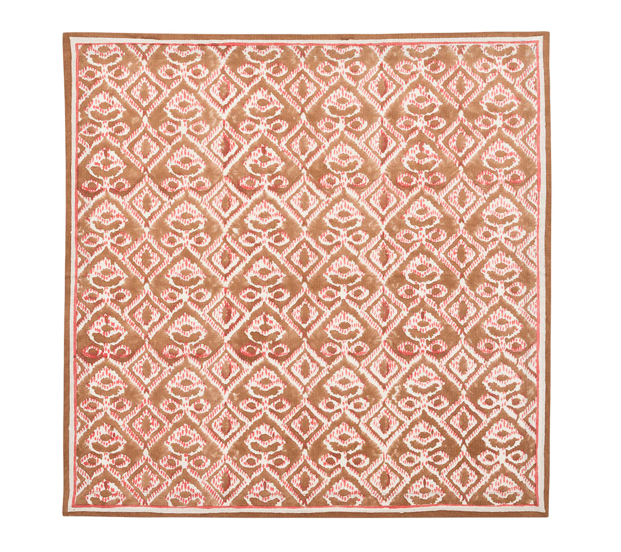 Alfresco Napkin Set/4 - Brown & Orange