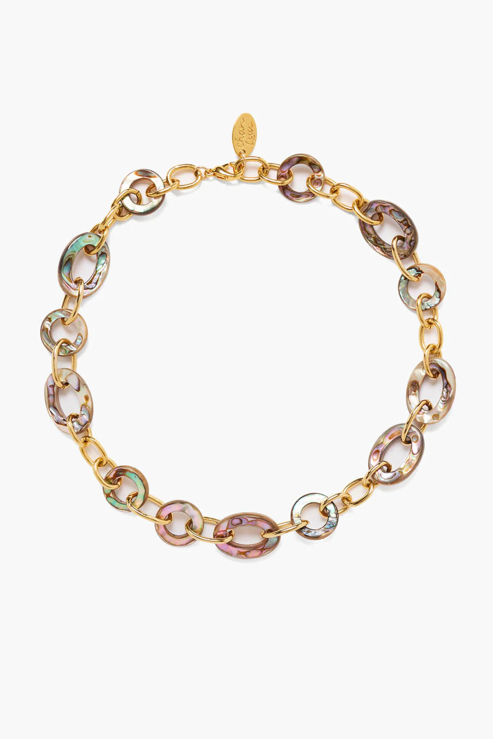 Mariner Abalone Chain Link Necklace