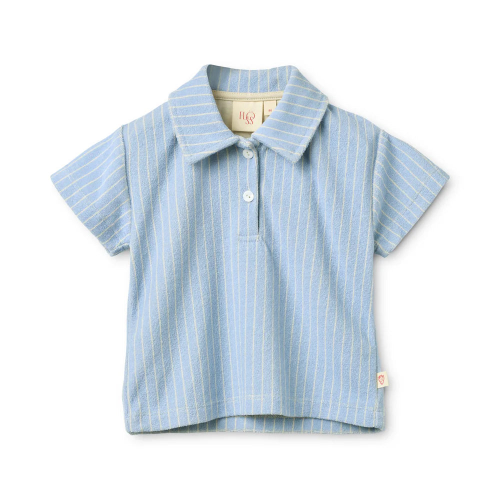 Nohr Shirt - Bright Blue Stripe