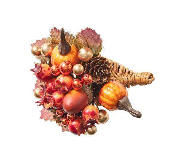 Cornucopia Napkin Ring Set/4