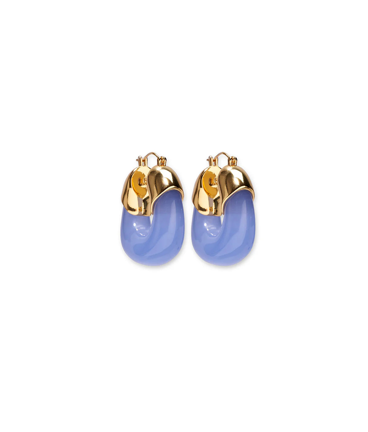 Mini Organic Hoops - Periwinkle