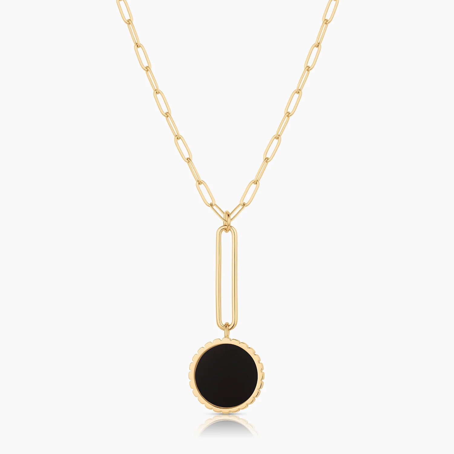 Odeon Drop Charm - Onyx