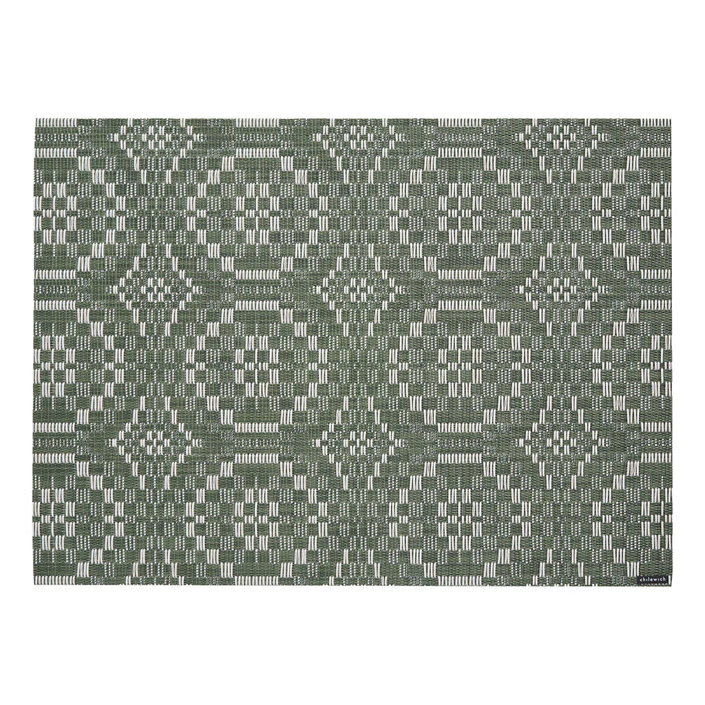 Overshot Placemat - Thyme