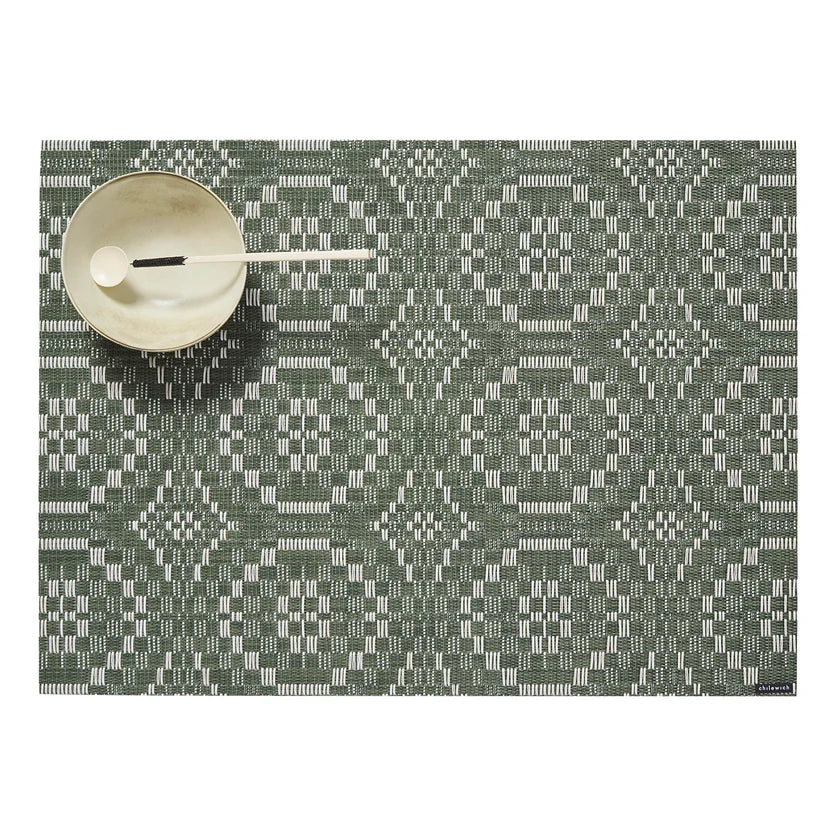 Overshot Placemat - Thyme