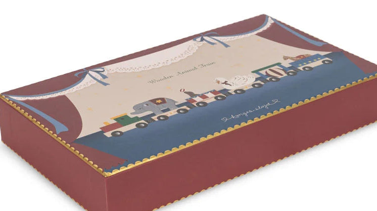 Wooden Animal Train - Multi