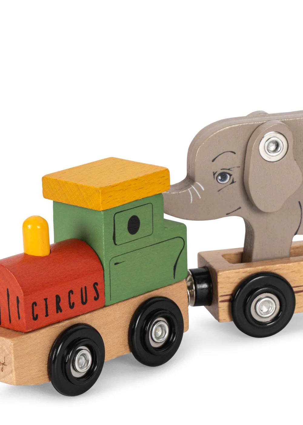 Wooden Animal Train - Multi