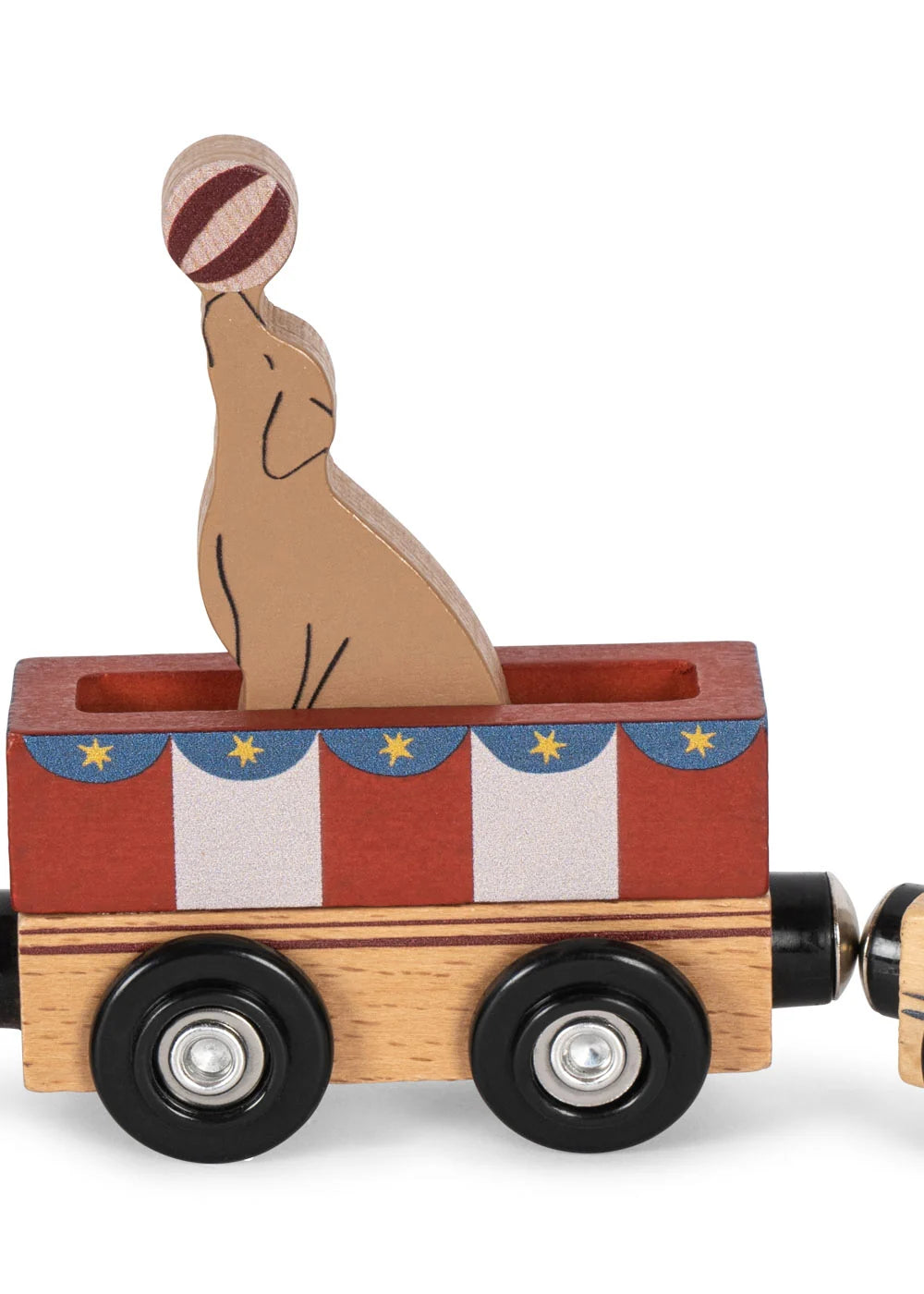 Wooden Animal Train - Multi