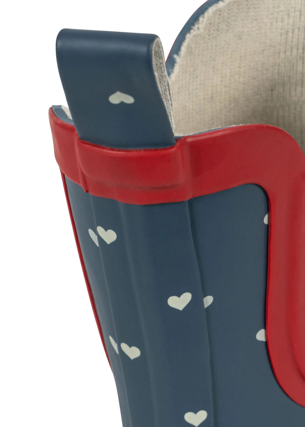 Roi Printed Rain Boot - Heart Blues