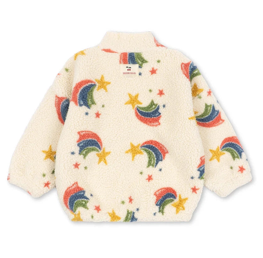 Jody Teddy Half Zip - Rainbow Star
