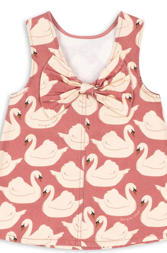 Magot Bow Dress - Swan Rose