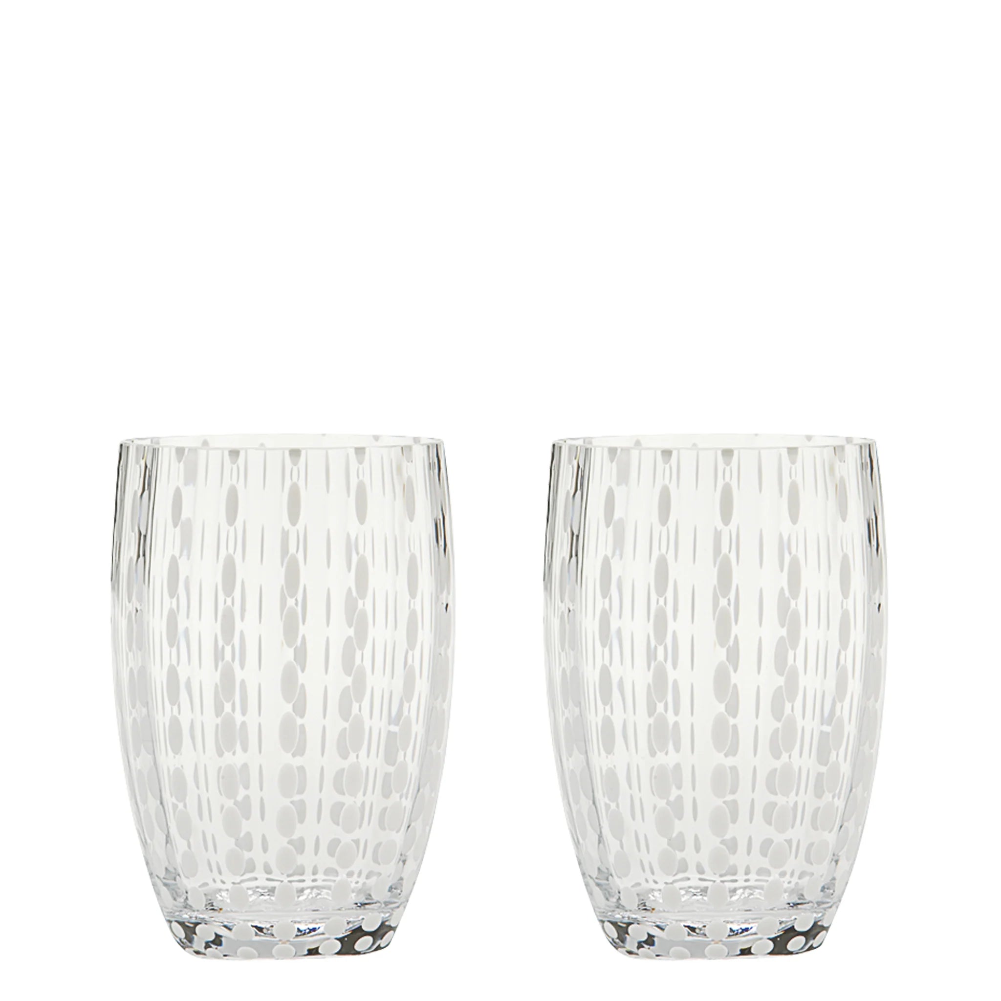 Perle Tumbler Set of 4 - Clear