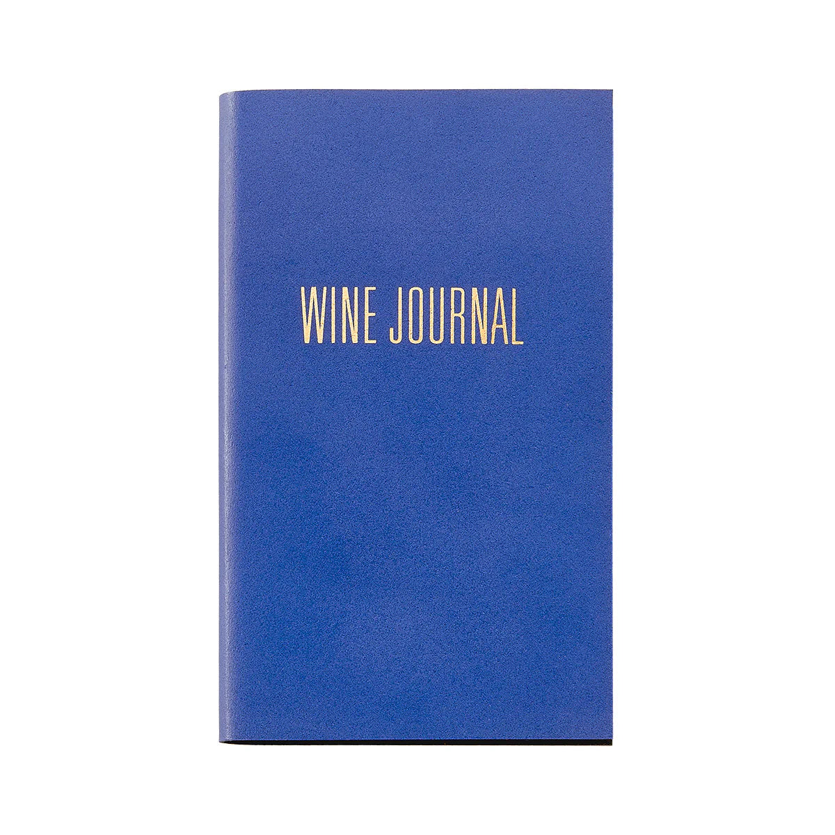 Leather Pocket Wine Journal - Blue