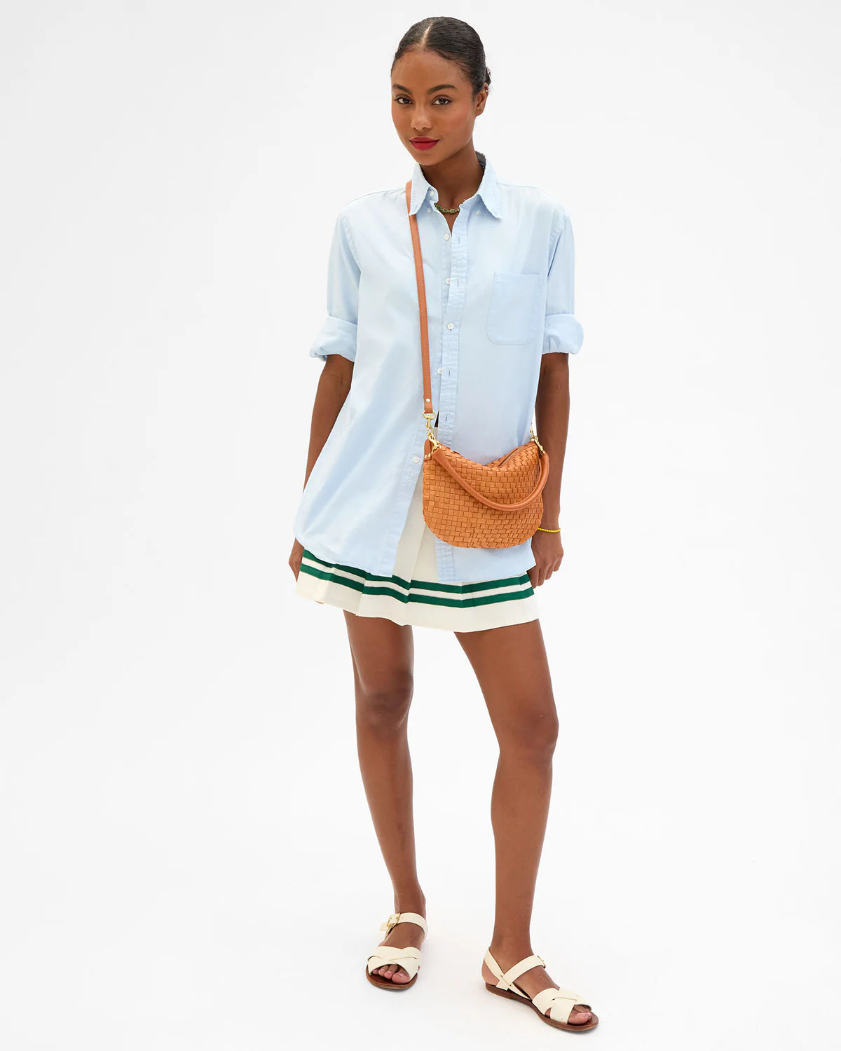 Petit Moyen Messenger - Woven Checker