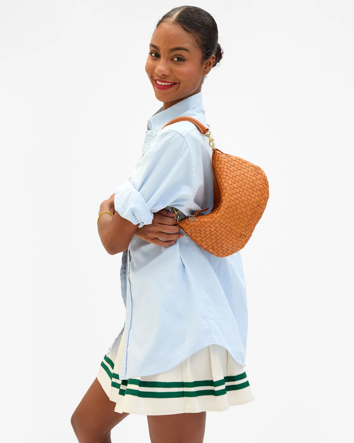 Petit Moyen Messenger - Woven Checker