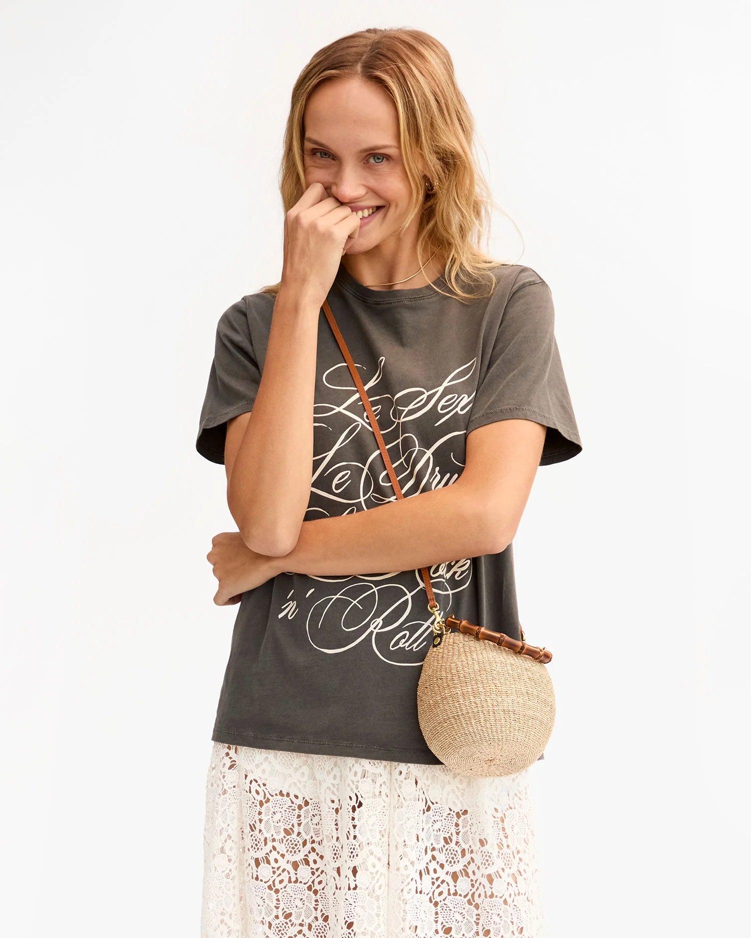 Petit Pot de Miel with Bamboo Handle - Cream