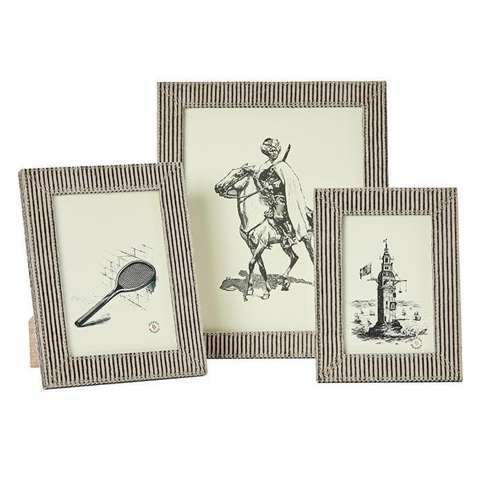 Hana Frame - Brown Candy Striped