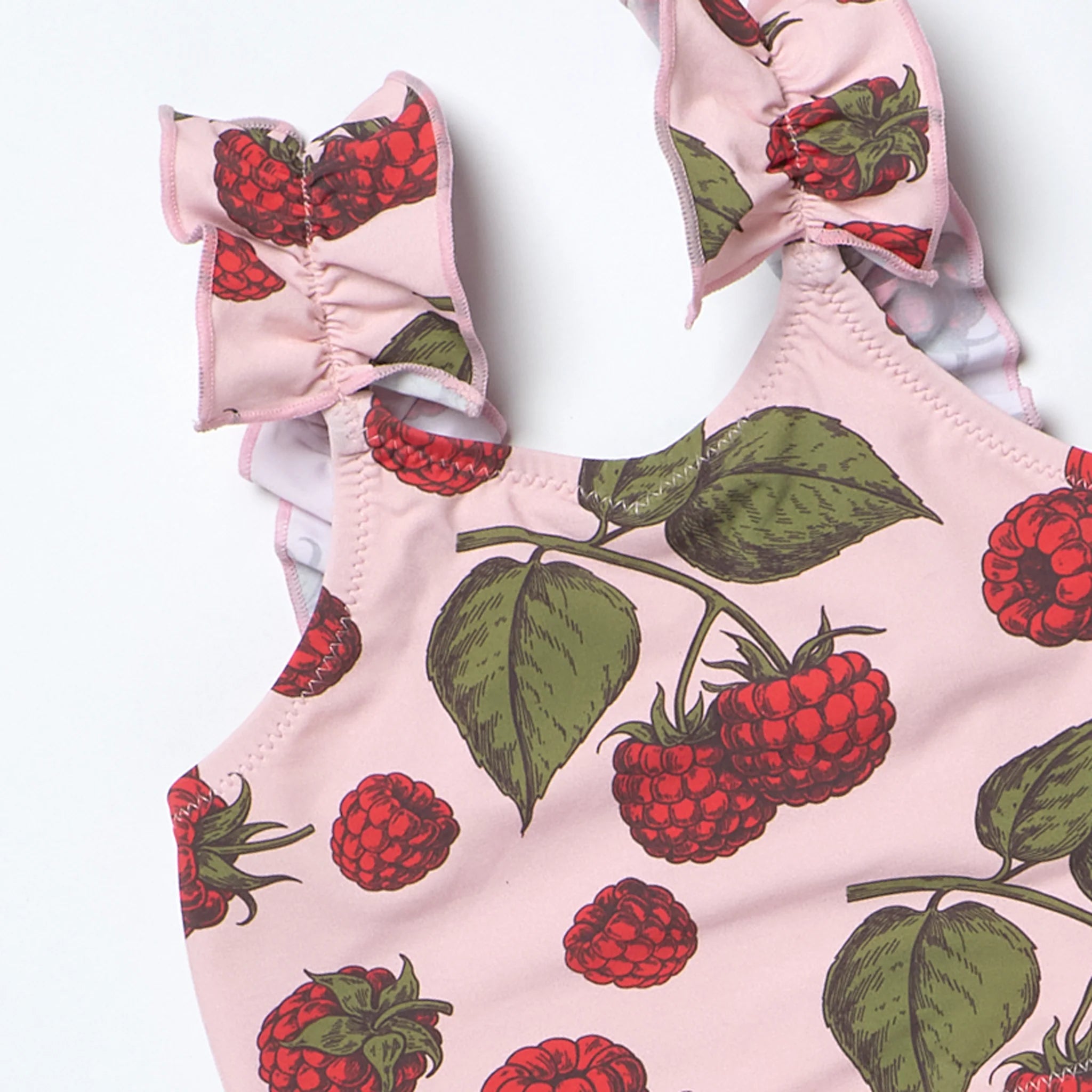 Girls Via Tankini - Pink Raspberries