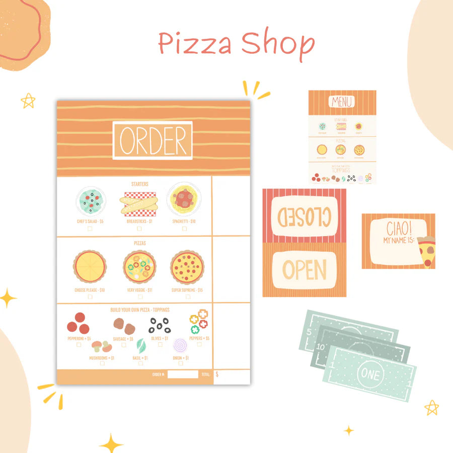Pizza Shop Play Activity Set