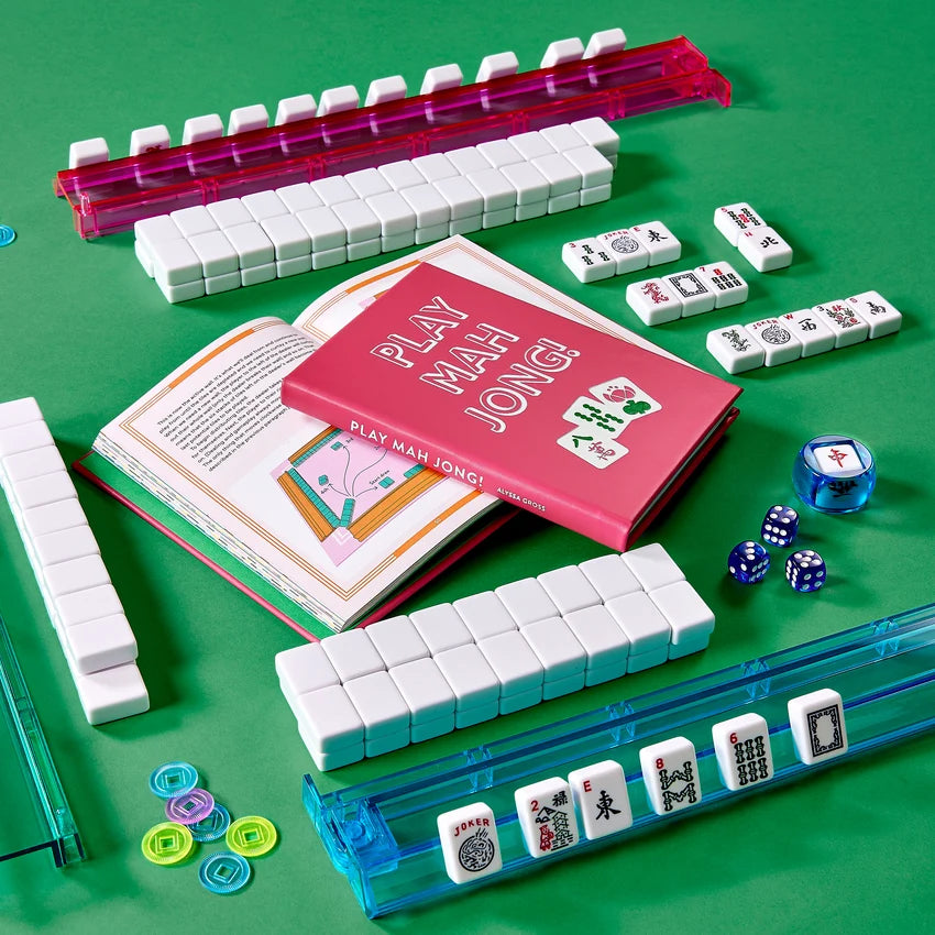 Play Mahjong! An All-Levels Guide to American Mahjong - Pink Leather